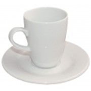 Чашка с блюдцем кофейная 120 мл белая GRANDS CLASSIQUES фотография