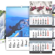 Печать календарей фото
