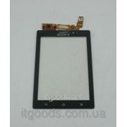 Оригинальный тачскрин / сенсор (сенсорное стекло) для Sony Xperia Sola MT27i (черный цвет)