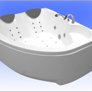 Гидромассажная ванна: Infinity Love 190 x 138 с гидромассажем, аэромассажем, массажем спины и хромотерапией.