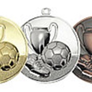 Медаль 50мм 047.02 серебро футбол фото