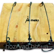 Мышеловка “Норка“ на три отверстия, ловушка для мышей с тремя отверстиями деревянная механическая Мышеловка/Ameks/Н3 фото
