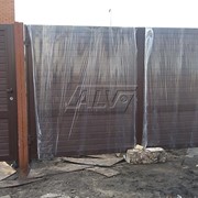 Ворота распашные алюминиевые ALV фото