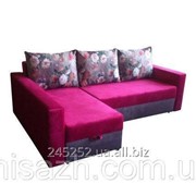 Угловой диван “Бали“ розово-серый. витрина 98. фото