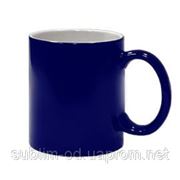 Чашка сублимационная Хамелеон глянцевая Синяя фото