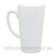 Чашка для сублимации белая Latte (большая) 510мл фотография
