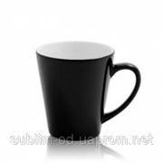 Чашка сублимационная Хамелеон Latte маленькая Черная фото