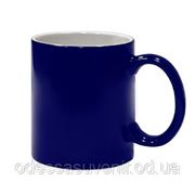 Чашка для сублимации ХАМЕЛЕОН глянцевая (синяя) фото