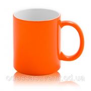 Чашка для сублимации ХАМЕЛЕОН глянцевая (оранжевая) фото