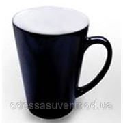 Чашка для сублимации ХАМЕЛЕОН Latte (маленькая) черная Colour Changing Mug фотография