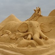 Доставка песка. фото