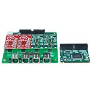 OpenVox A400M VOIP плата, 4-ёхпортовая аналоговая мини PCI фото