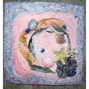 Декоративные панно (лепнина, искусственный камень), морской коллаж фото