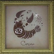 Картина Рак малый с кристаллами Swarovski (1716) фото