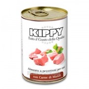 Паштет для собак KIPPY, с кусочками мяса, говядина 400 г фотография