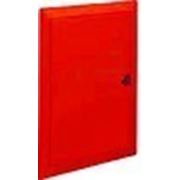 Щит VOLTA встр. на 48(56) модулей с металлической дверцей, цвет красный Hager