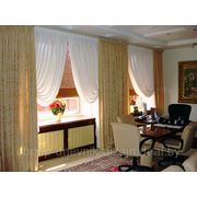 Пошив штор для столовых, гостиных, кабинетов фото