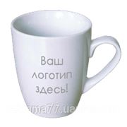 Чашки с логотипом фотография