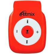 Плеер Ritmix RF-1015 Red, клипса, пластиковый корпус, MP3, картридер до 16 Гб - красный