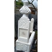 Баш таш. Ташбаш могильный камень. Модели мусульманских памятников. Мусульманские памятники симферополь. Памятник белый мрамор.