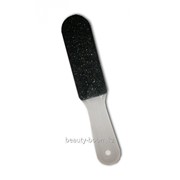 Шлифовочная пилка для ступней с абразивным напылением Овальная Большая 60/120 с прозрачной ручкой Артикул: P-406 фото