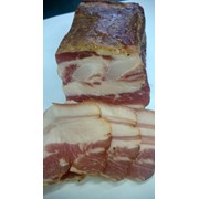 Мясо свиное сырокопченое фотография