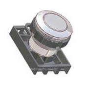 Кнопка антивандальная Promet NEF22-F для отверстий диаметром 22,5 мм фото
