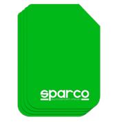 Брызговики SPARCO большие зеленые фото