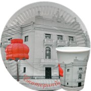 Посуда бумажная с дизайном Екатеринбург (2000 штук) фото