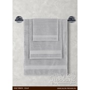 Полотенце для ванной Karna FLOW хлопковая махра серый 70х140 фото