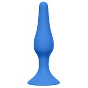 Синяя анальная пробка slim anal plug xl - 15,5 см. Lola toys 4204-02lola фотография