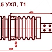 Изоляторы проходные для внутренней установки ИП-20/3150 фото