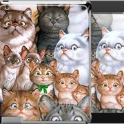 Чехол на iPad 2/3/4 коты 1653c-25 фотография