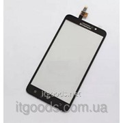 Тачскрин оригинальный / сенсор (сенсорное стекло) для Lenovo A850+ (черный цвет) + СКОТЧ В ПОДАРОК 3713 фото