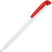 Ручка шариковая Favorite, белая с красным фотография