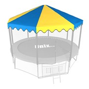 Крыша для батута UNIX line 12 ft (inside, outside) Синий/желтый фото