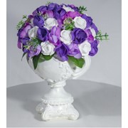 Кубок белый франция композиция из мыла фиолетовые розы фотография