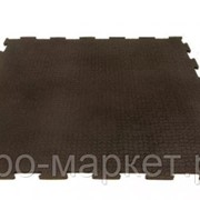Плитка модульная ПВХ, цвет черный (цена за упаковку 14шт=1м2), рисунок-ЕЛОЧКА фото