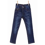 Модные джинсы синего цвета на флисе прямые 30 фото
