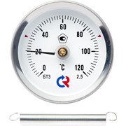 Термометр биметаллический накладной фото