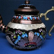 Марокканский чайник (эмаль, чеканка)