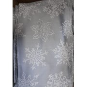 Кухонные полотенца из льняной ткани 60 см 5 шт снежинки фотография