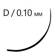 Черные ресницы для наращивания Lash&Go 0,10/D/12 мм (16 линий) фотография