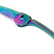 Нож Tekut "Pecker A" серии Fashion, лезвие 65 общ.160, нерж. сталь, цвет - спектр. (12шт./уп.)