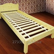 Кровать деревянная полуторная фотография