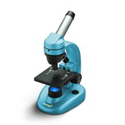 Микроскоп Levenhuk Rainbow 50L NG Azure\Лазурь. Увеличение микроскопа: 40-1280х. В комплект входит кейс для хранения и набор для опытов. Цвет: лазурь