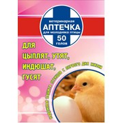 Ветеринарная аптечка для цыплят, утят, гусят на 50