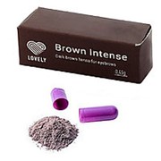 Хна для бровей Lovely, 1 капсула, (Brown Intense - темно-коричневый) 0,45 гр фото