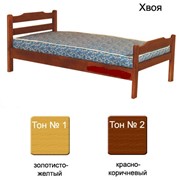 Односпальная кровать деревянная Хвоя фото