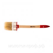 Кисть круглая, Профи №14 (50 мм), натуральная щетина, деревянная ручка MTX фотография